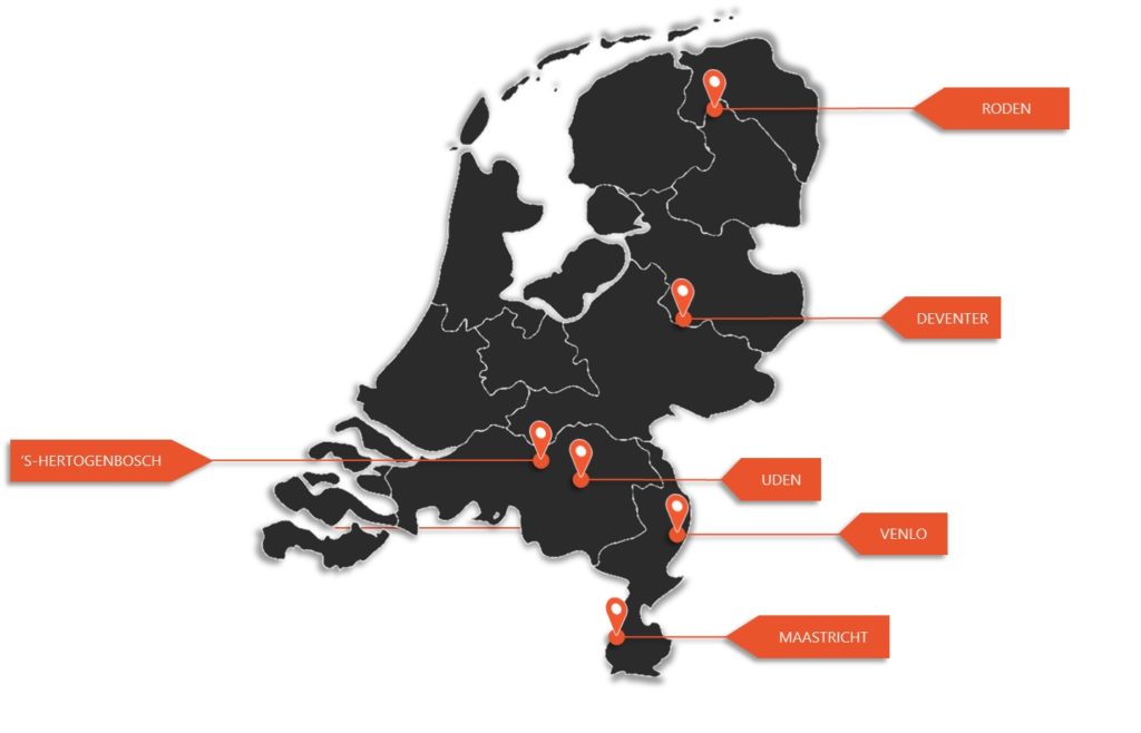 Onze locaties